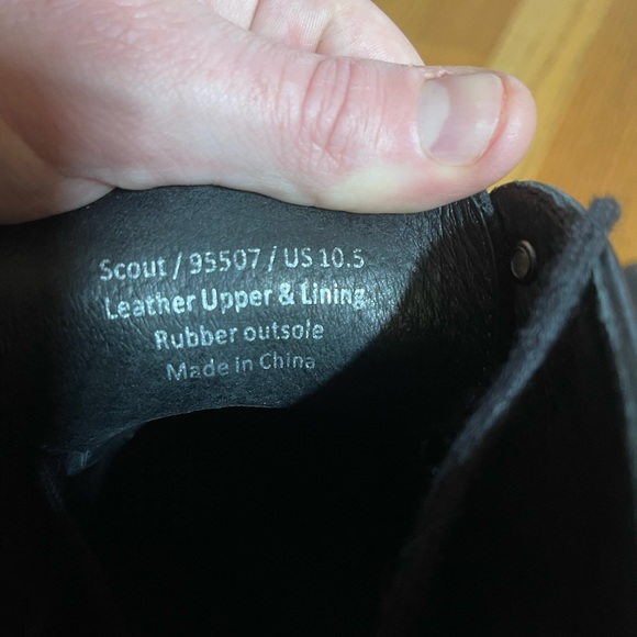 Warfield & Grand Scout Boots Sz 10.5 - Picture 5 of 5